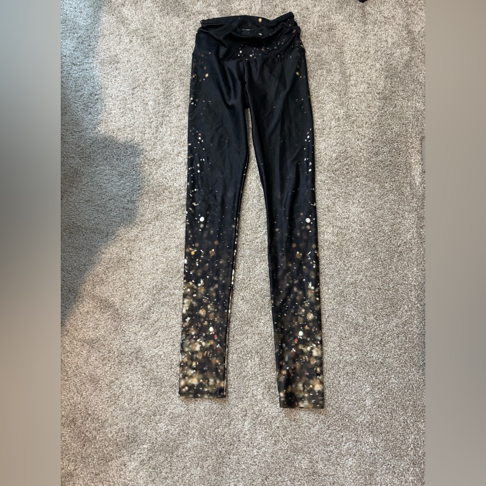 Gold sheep Holiday Leggings